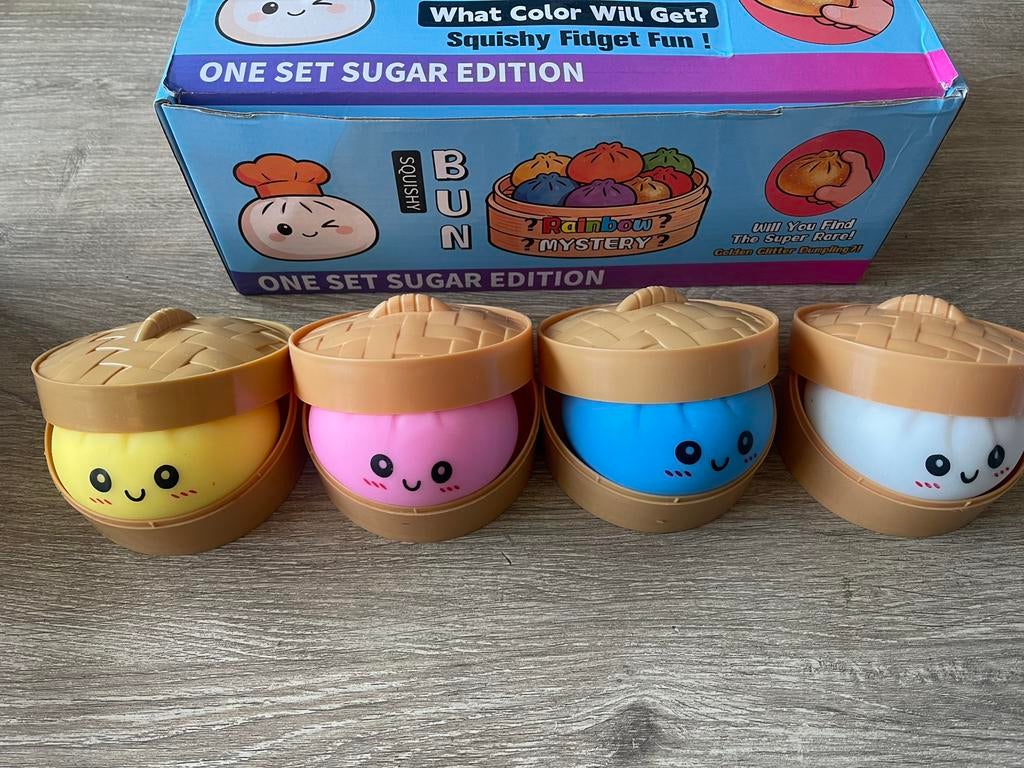 Squishy Steam Bunz - Mystery Squishy Dumpling, Ophalen of Verzenden, Nieuw, Jongen of Meisje