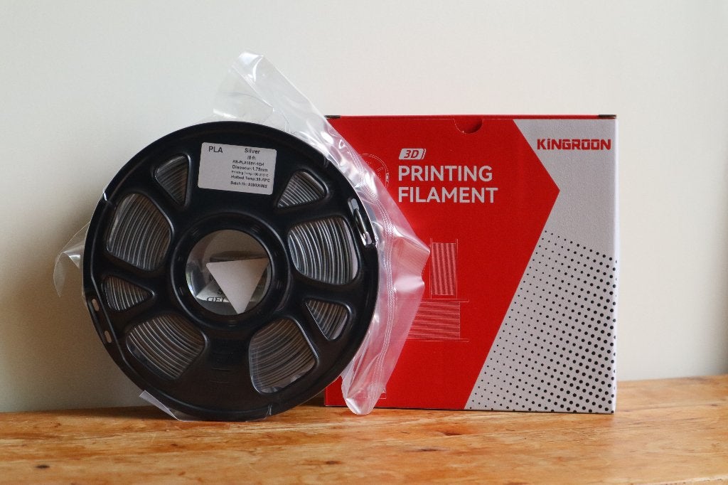 KINGROON SILVER PLA 3D Printer Filament 1.75mm rol 1KG, Ophalen of Verzenden, Nieuw, Filamentrollen