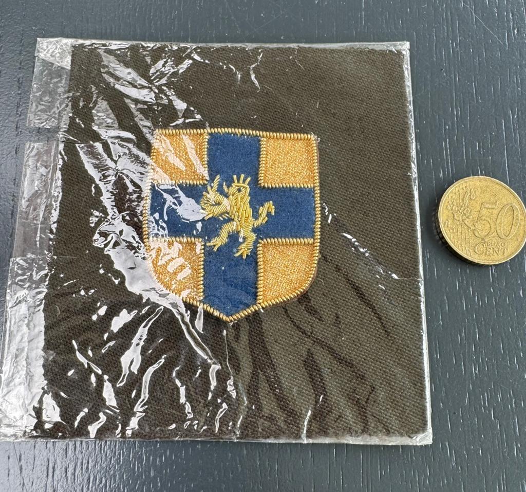 KL mouwembleem dt63 IGK, Ophalen of Verzenden, Landmacht, Nederland, Embleem of Badge