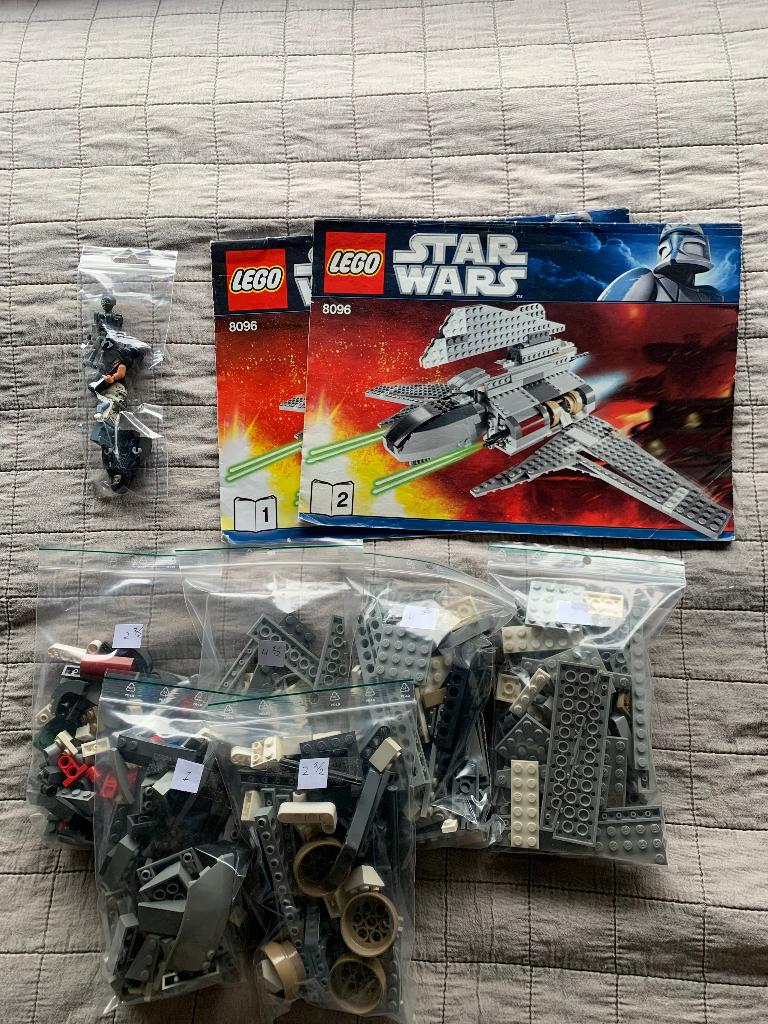 Lego 8096 compleet met instructieboekjes, Star Wars, Lego, Ophalen of Verzenden, Complete set