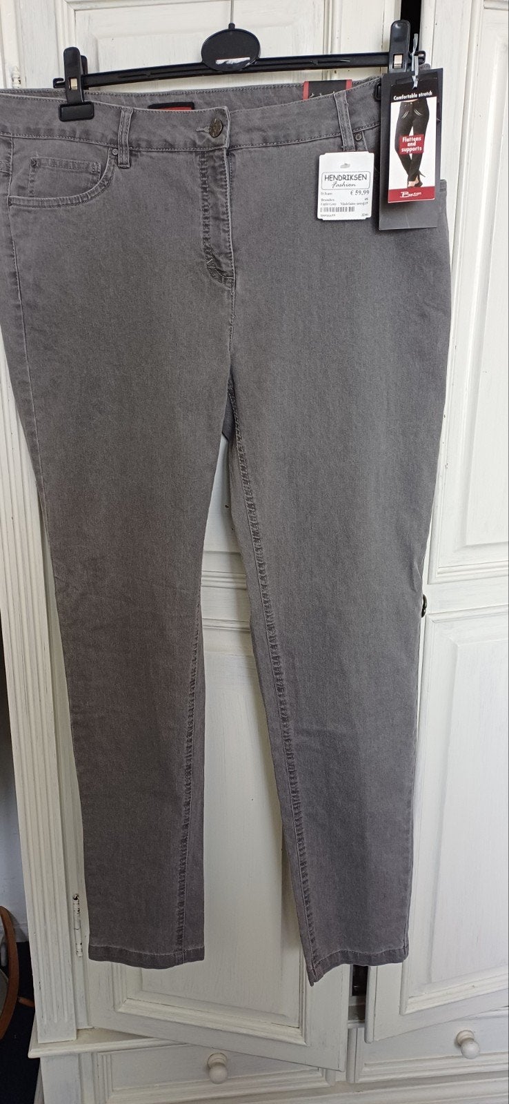 Nieuwe BX Jeans Dames Broek - Grijs - Maat 48, Kleding | Dames, BX Jeans, Maat 46/48 (XL) of groter, Nieuw, Ophalen of Verzenden