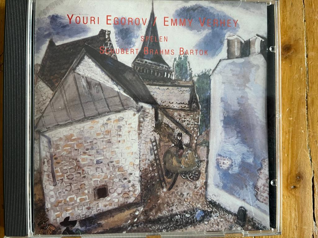 te koop cd Y. Egorov & Emmy Verhey  schubert/ brahms/ bartok, Cd's en Dvd's, Cd's | Klassiek, Ophalen of Verzenden, Romantiek