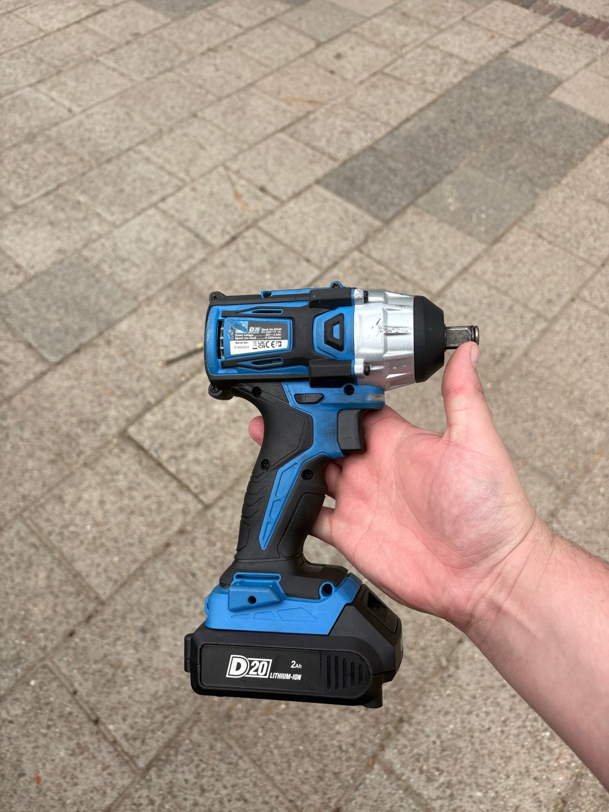 Draper D20 Accu Slagmoersleutel met extra accu en koffer, Doe-het-zelf en Verbouw, Ophalen, Gebruikt, Overige typen