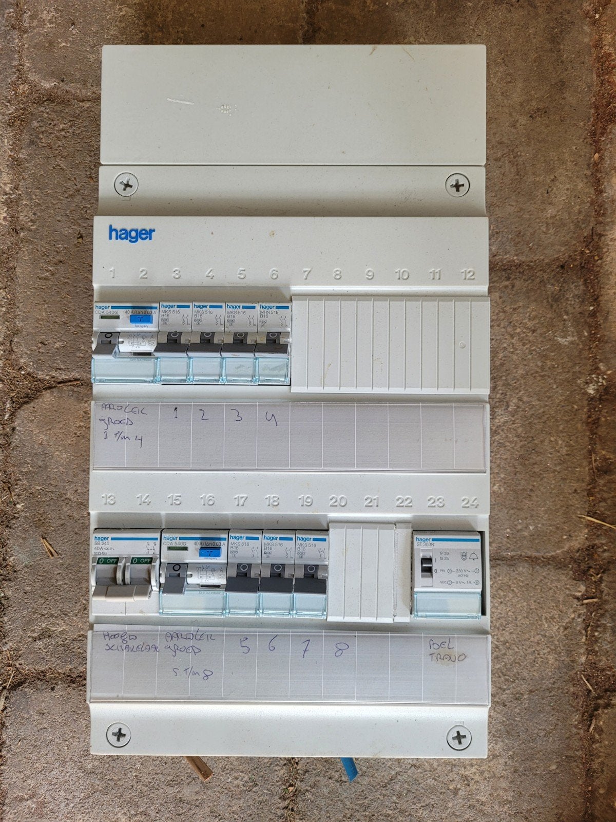 Hager groepenkast/meterkast, Ophalen of Verzenden, Overige typen