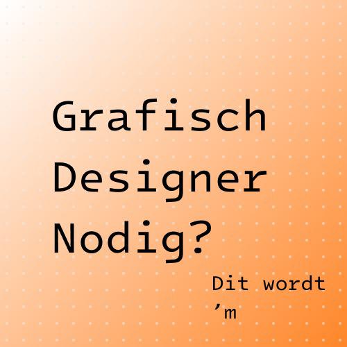 Grafisch designer, Ophalen of Verzenden