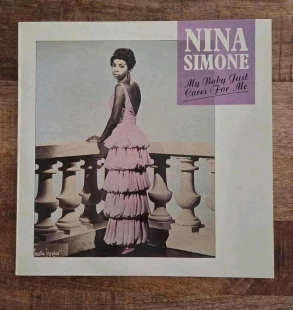 Lp maxi single nina simone my baby just cares for me, Ophalen of Verzenden