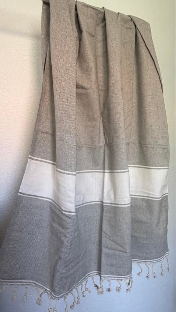 Nieuwe Hamamdoeken uit Turkije - 200x90cm in divese kleuren, Ophalen of Verzenden, Nieuw, Overige kleuren, Handdoek