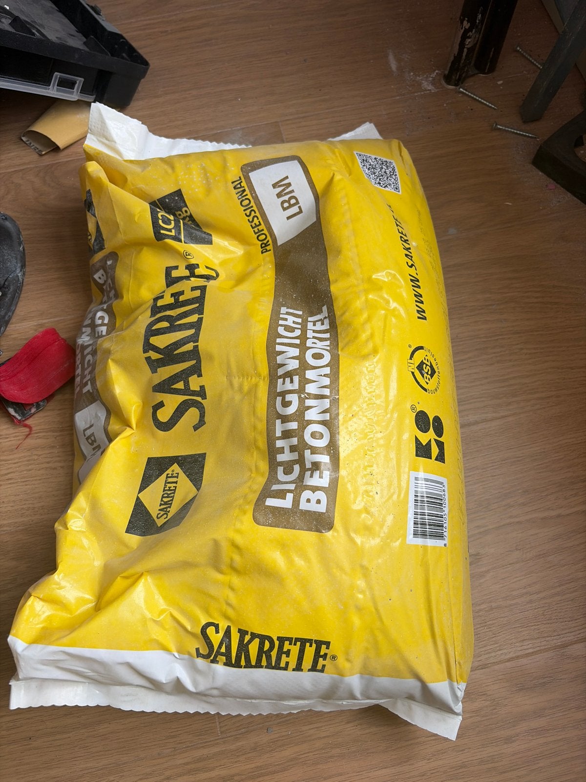 Sakrete Lichtgewicht Betonmortel LBM - Nieuw 18kg, Doe-het-zelf en Verbouw, Ophalen, Nieuw