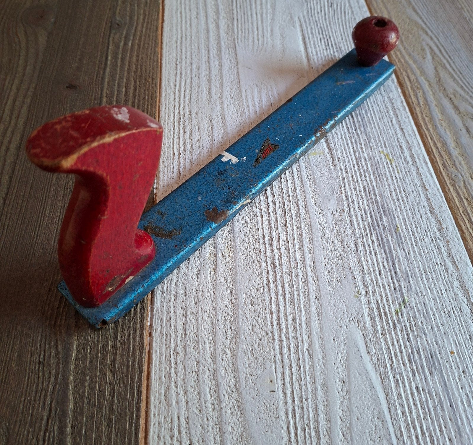 Vintage vijl/rasp met houten handvat, Doe-het-zelf en Verbouw, Gereedschap | Handgereedschap, Ophalen of Verzenden, Gebruikt, Vijl/Rasp