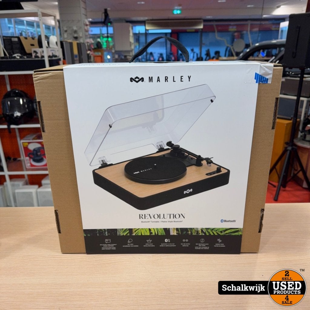 House of Marley Revolution SB Bluetooth platenspeler nieuw, House of Marley, Gebruikt, Customersupport@thehouseofmarley.com, 3000 Pontiac Trail
Commerce Charter Township, MI 48390
USA