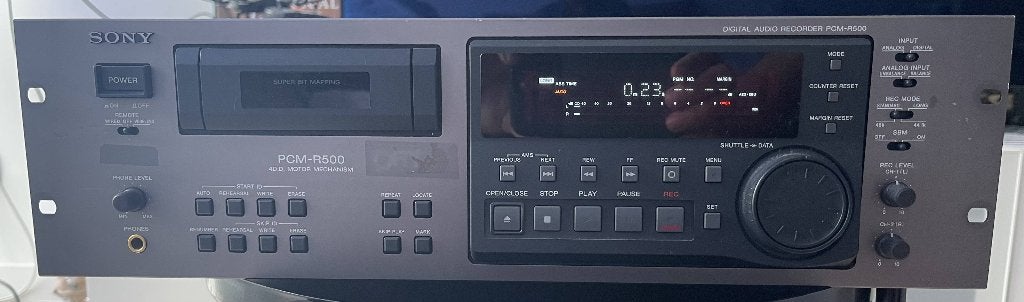 Sony PCM-R500, Audio, Tv en Foto, Cassettedecks, Ophalen, Enkel, Sony