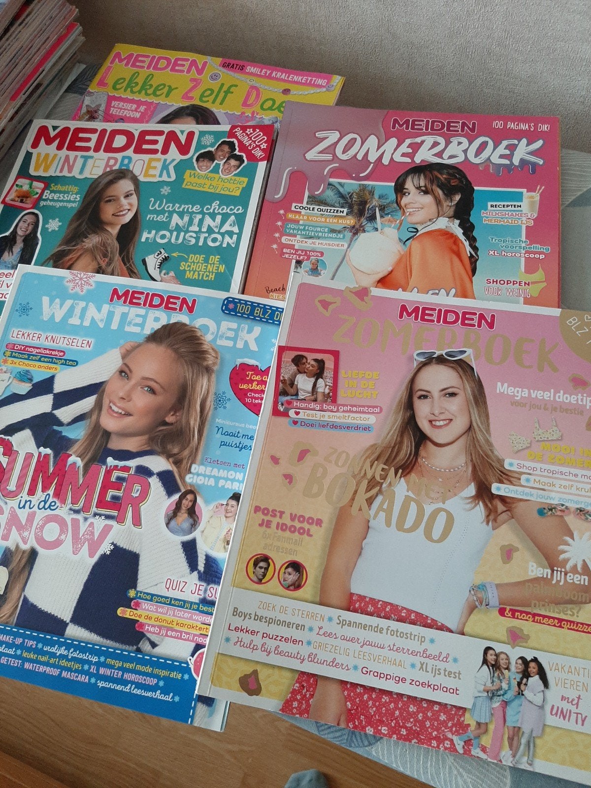Meiden Zomer- en Winterboeken - Nette Staat, Ophalen