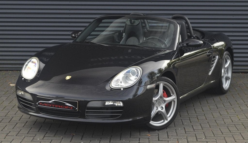 Porsche Boxster S 987 3.4 Porsche Boxster S 987 3.4, Auto's, 1330 kg, Gebruikt, Zwart, Cabriolet