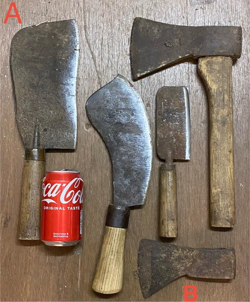 Verschillende Bijltjes, Antiek en Kunst, Antiek | Gereedschap en Instrumenten, Ophalen of Verzenden
