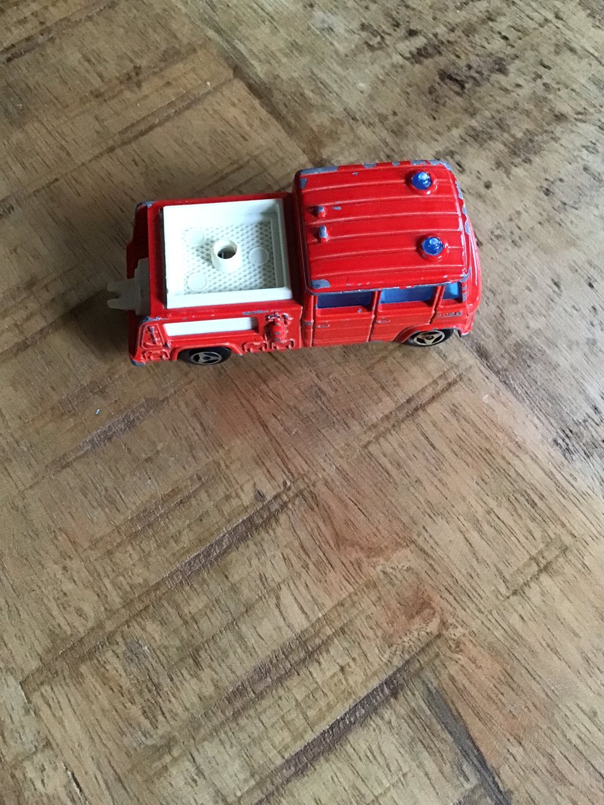 Vintage Majorette pompier aeroport auto, Ophalen of Verzenden, Gebruikt, Auto, Majorette