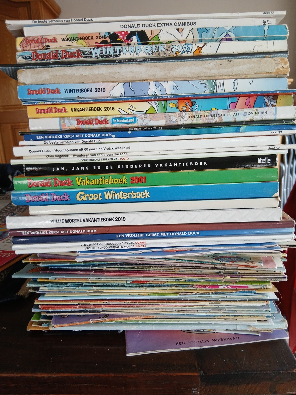 te koop: Donald Duck. Vakantieboeken,  winterboek. JanJans e, Ophalen of Verzenden, Gelezen, Stripboeken