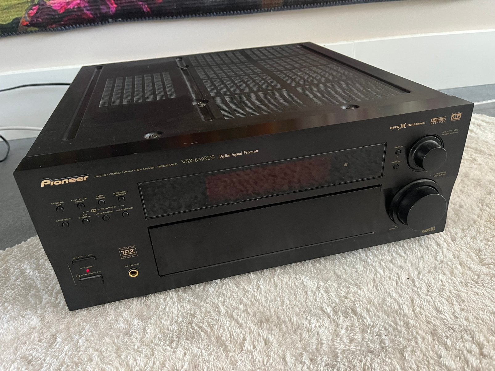 Pioneer VSX-839RDS THX Versterker, Ophalen, Gebruikt, Pioneer, 120 watt of meer