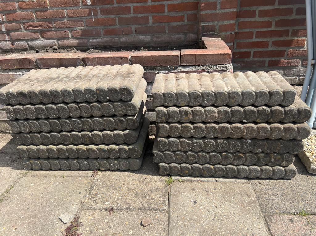 GRATIS 5/6 meter opsluitbanden, Ophalen, Zo goed als nieuw, Overige materialen
