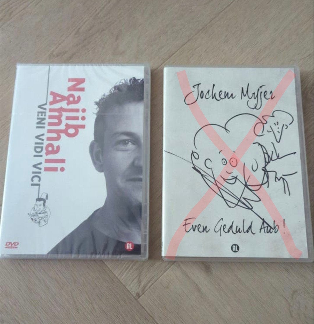 Najib Amhali dvd, Alle leeftijden, Ophalen of Verzenden, Zo goed als nieuw, Stand-up of Theatershow