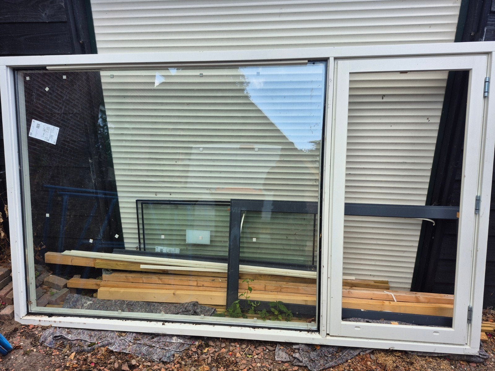 Raamkozijn inclusief dubbelglas sponningsmaat 265x159- Nieuw, Ophalen, Gevelraam of Ruit, 160 cm of meer, Zo goed als nieuw