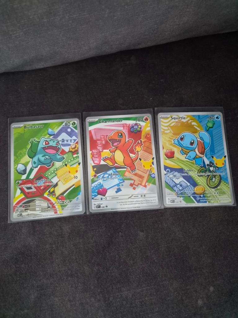 Pokémon Eerste Partner Gen 1, Ophalen, Zo goed als nieuw, Meerdere kaarten