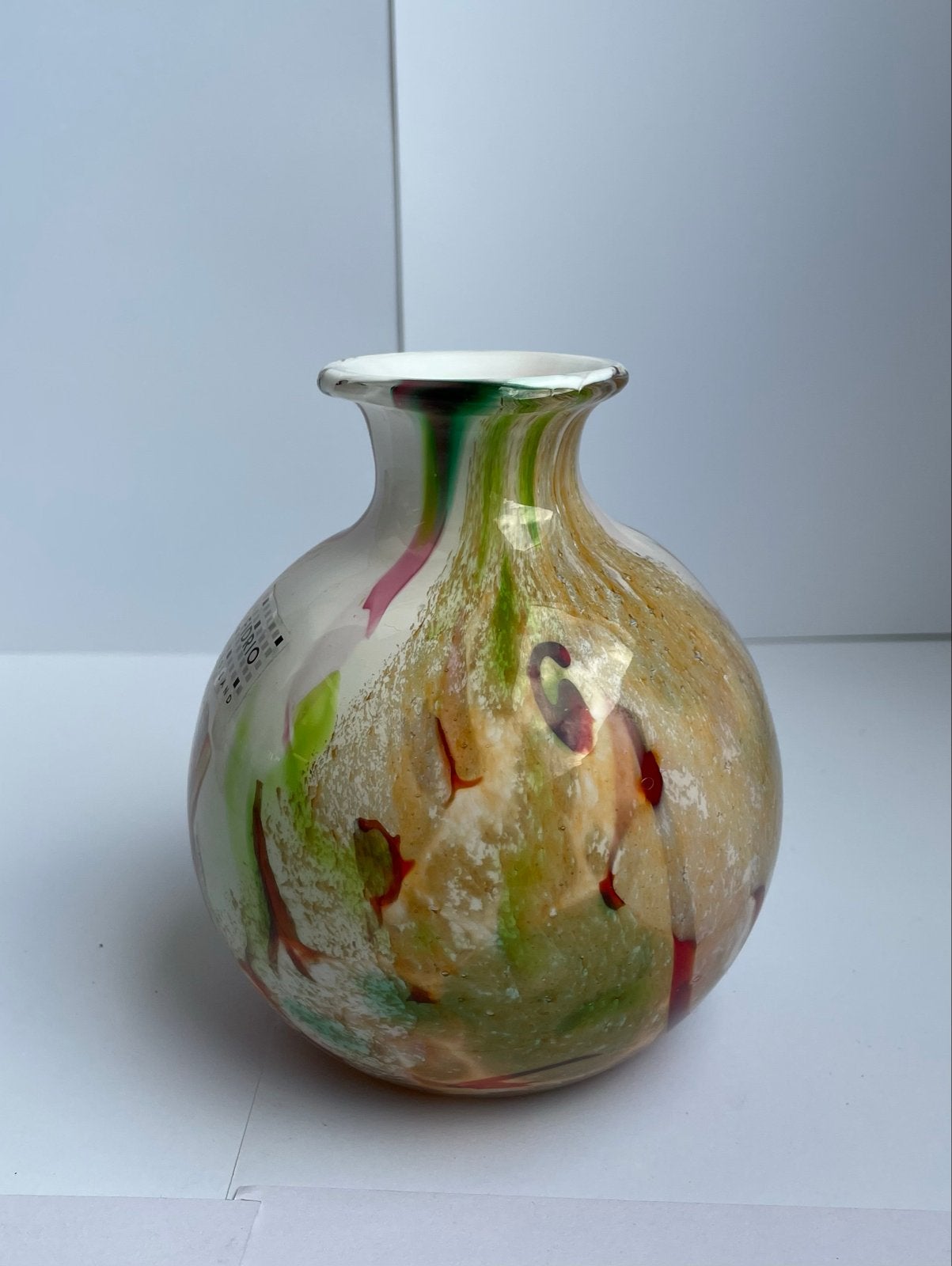 Fidrio Holland Glazen Vaas - Kleurrijk Design, Ophalen of Verzenden