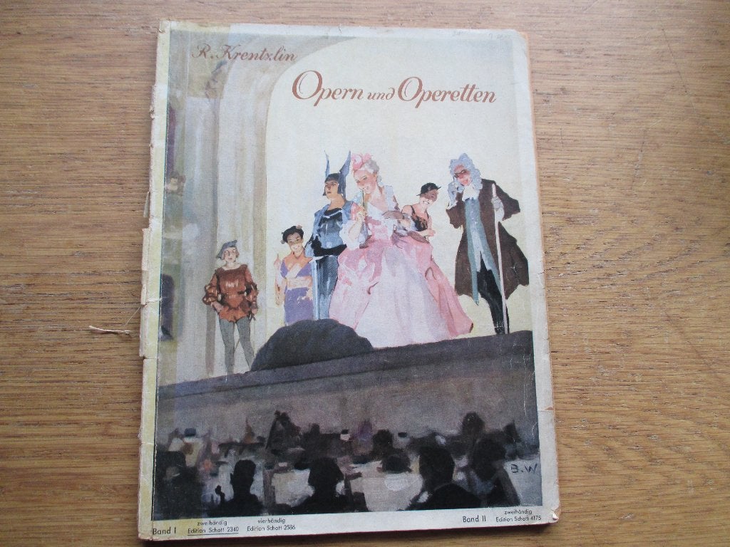 R. Krentzlin - Opern und Operetten  band 1 -piano, Gebruikt, Klassiek, Ophalen of Verzenden, Piano