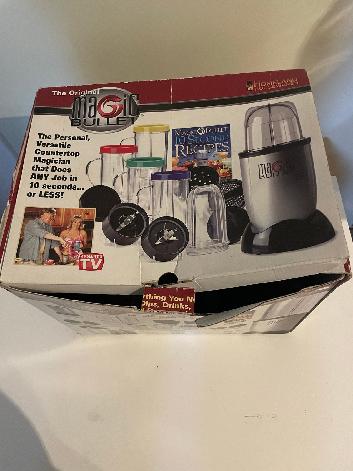 Magic Bullet Blender Set - Compleet met Accessoires, Ophalen of Verzenden, Zo goed als nieuw, Vaatwasserbestendig, Minder dan 1 liter