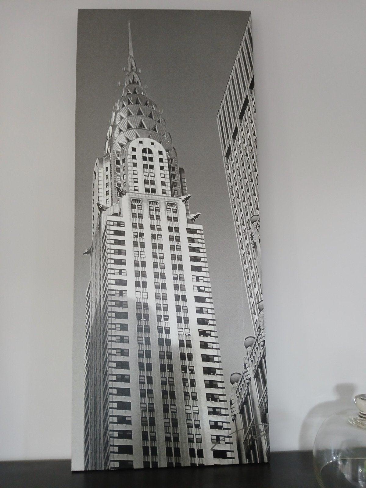 Canvas schilderij Chrysler Building New York, Ophalen, Op houten frame, Print, Stadsgezicht