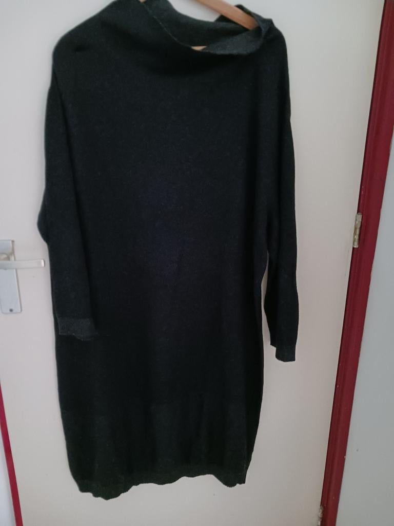 Oska jurk, Kleding | Dames, Zwart, Maat 46/48 (XL) of groter, Ophalen of Verzenden, Knielengte
