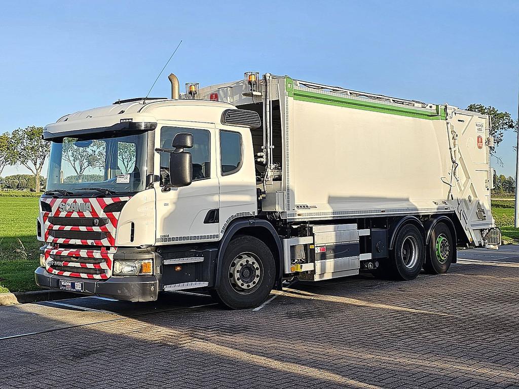 SCANIA P340 cng gas 6x2*4 vdk, Auto's, Vrachtwagens, Automaat, Elektrische buitenspiegels, Euro 6, Scania