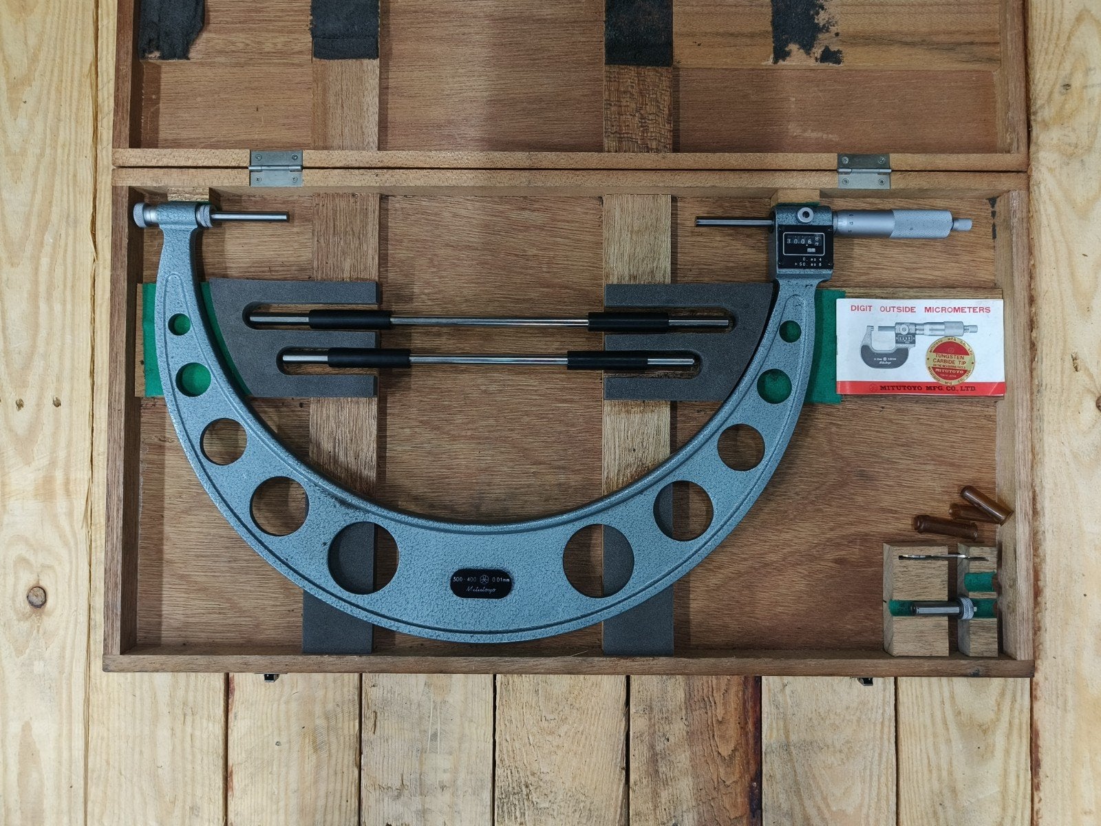 Mitutoyo buitendiameter meter 300-400mm, Ophalen, Gebruikt, Elektrisch
