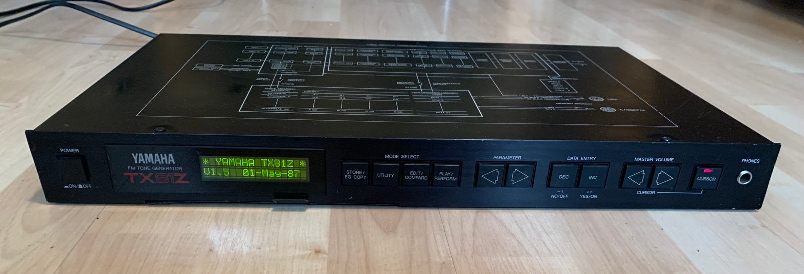 Yamaha TX81Z FM Synthesizer, Ophalen of Verzenden, Gebruikt