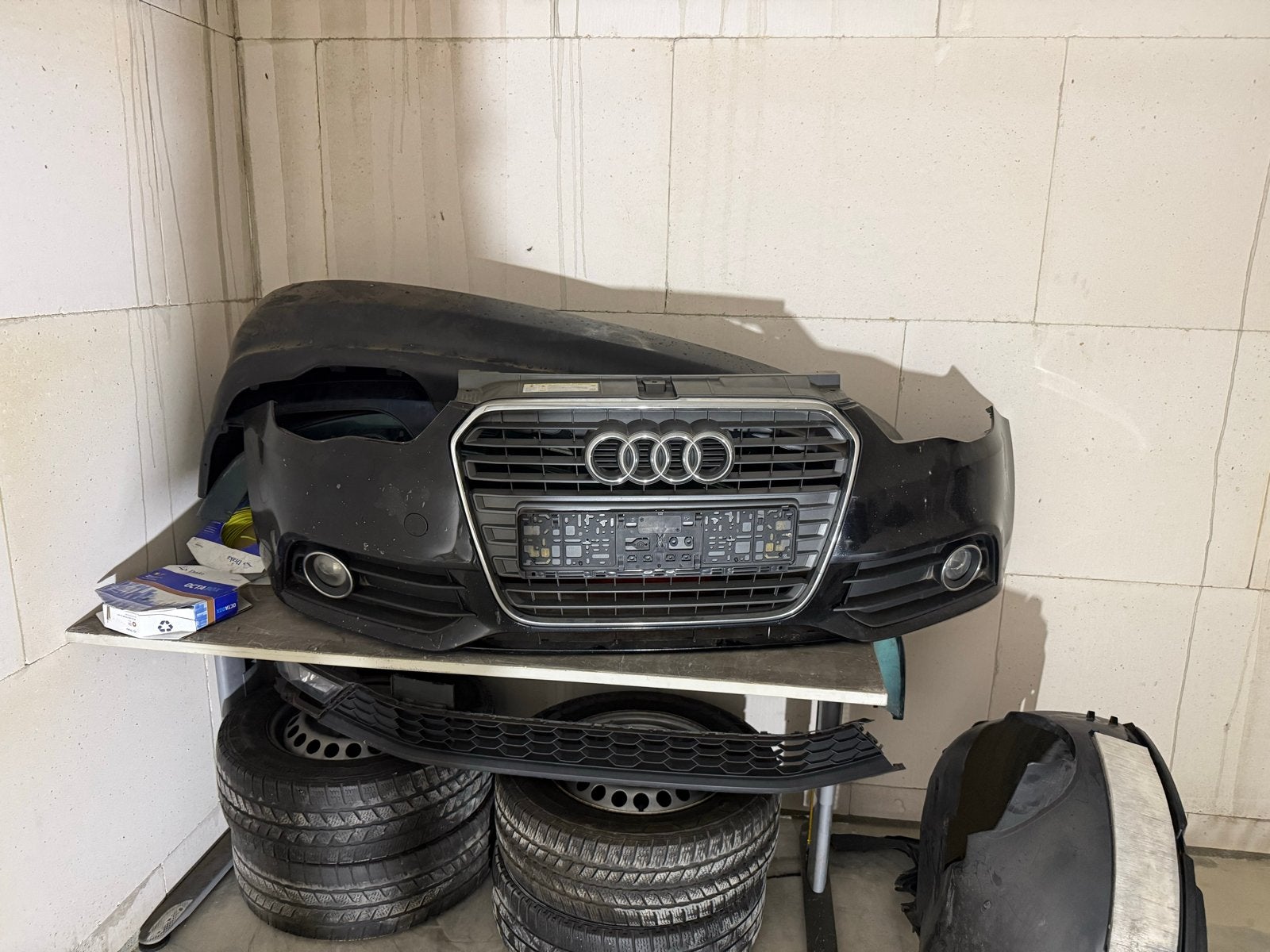 Audi A1 8X Voorbumper - Gebruikt, Auto-onderdelen, Ophalen, Gebruikt, Voor, Audi