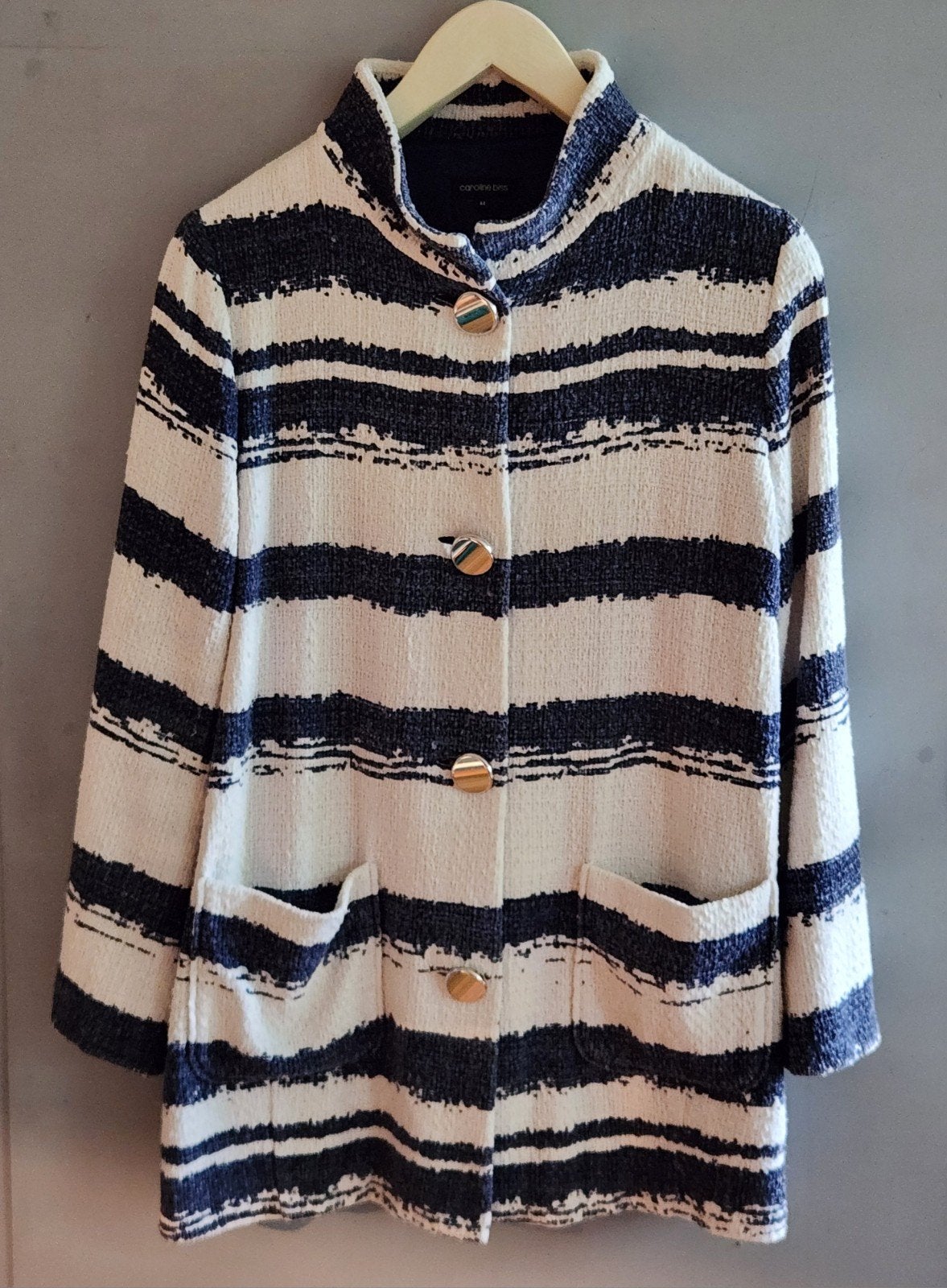Caroline Biss jas, Kleding | Dames, Ophalen of Verzenden, Zo goed als nieuw, Maat 42/44 (L), Meerkleurig