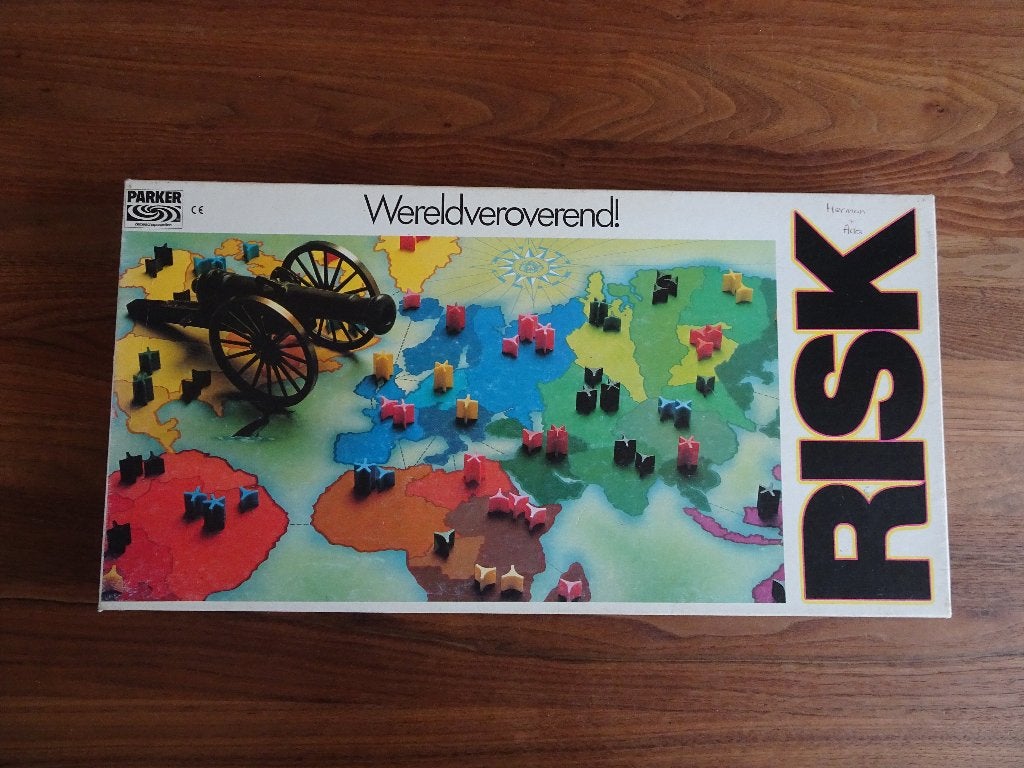 Risk Witte Doos Vintage Uitgave, Ophalen of Verzenden, Gebruikt