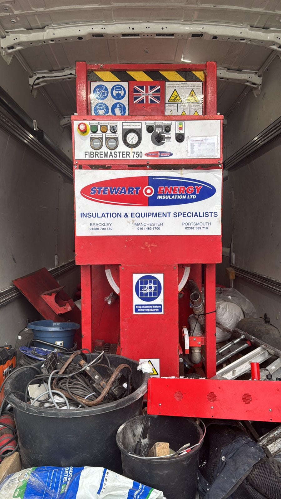 Isolatiemachine , inblaasmachine stewart energy 750, Overige materialen, Gebruikt, 15 m² of meer, Ophalen