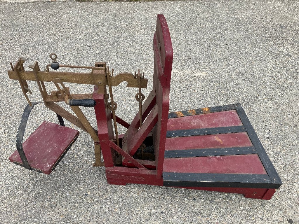 Oude bascule, Ophalen