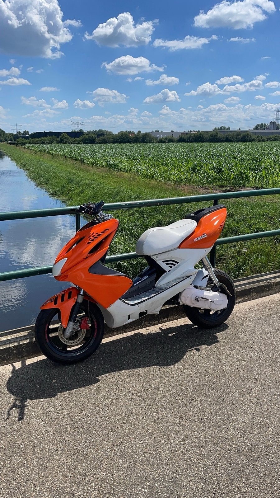 Yamaha Aerox 70cc Athena Big Port - Nieuw opgebouwd racemons, Ophalen, Zo goed als nieuw, Tweetakt