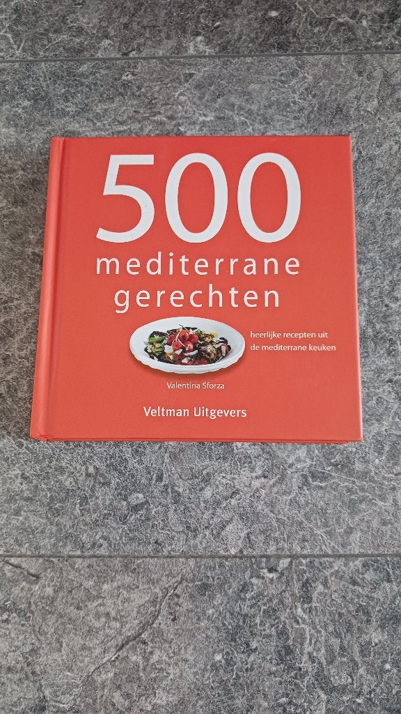 kookboek 500 Mediterrane gerechten, Boeken, Kookboeken, Ophalen of Verzenden, Gelezen