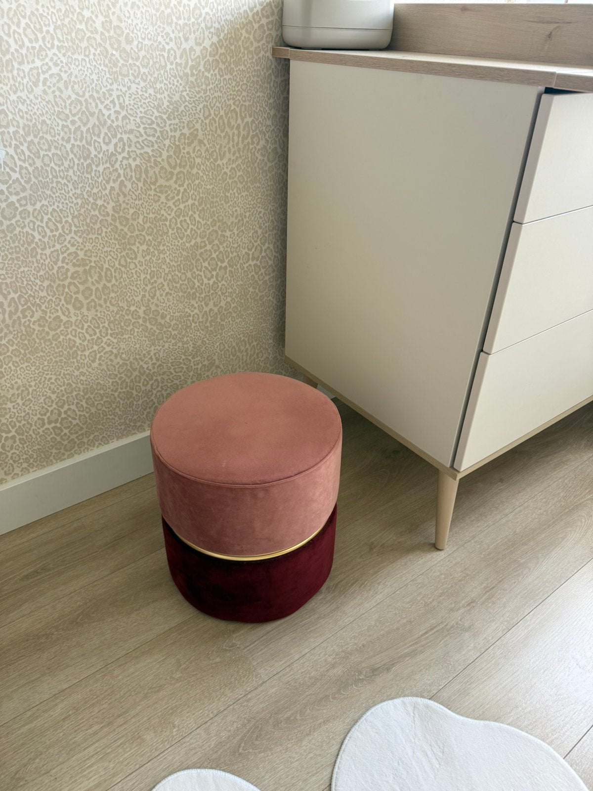 Poef, Ophalen, Rond, 50 tot 75 cm