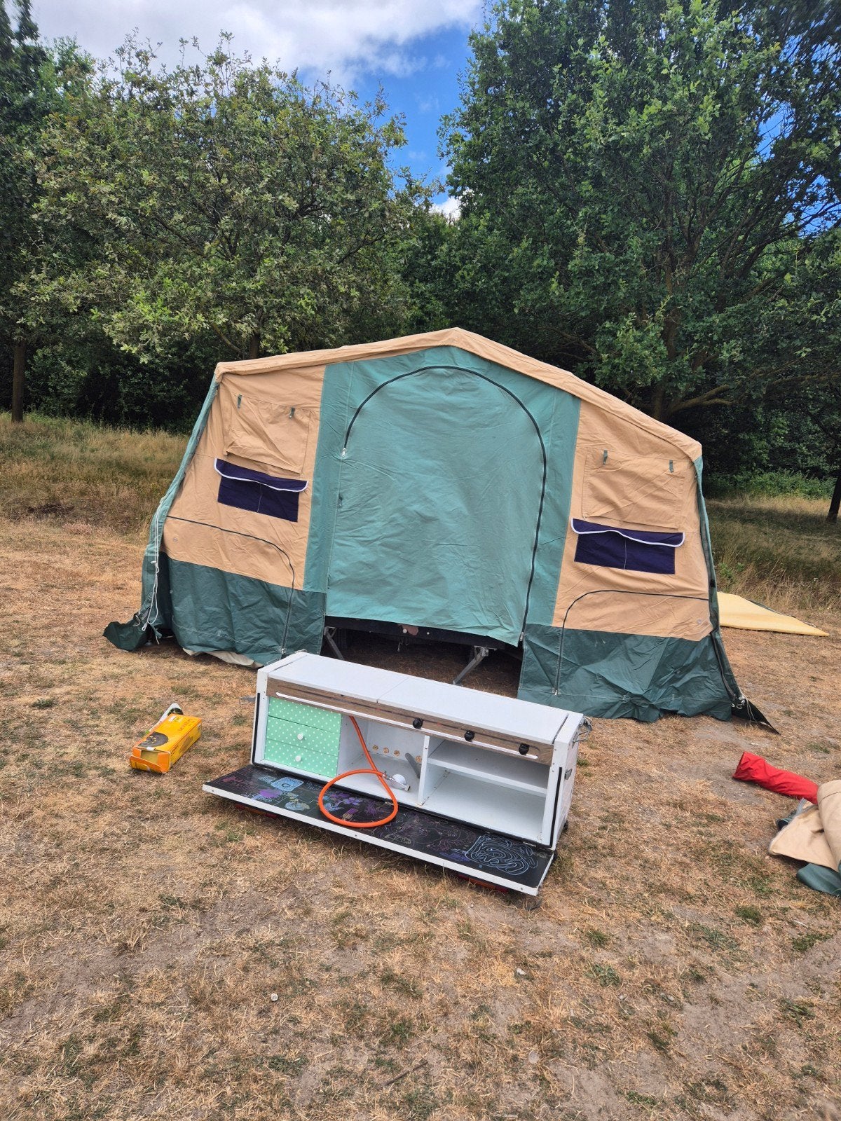 Trigano chantilly gl, Caravans en Kamperen, Tenten, tot en met 4, Gebruikt, Ophalen of Verzenden