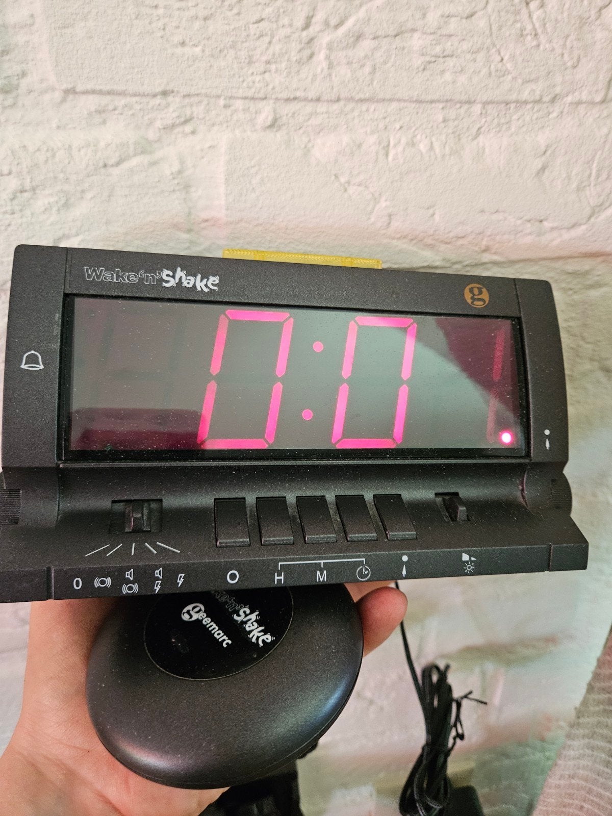 Wake 'n Shake Trilwekker Lichtwekker met Trilschijf, Ophalen of Verzenden