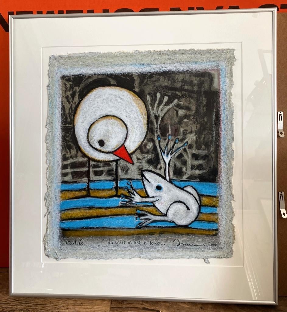 Hans Innemee  - To Kiss or not to Kiss -  Bieden of kopen, Antiek en Kunst, Ophalen of Verzenden