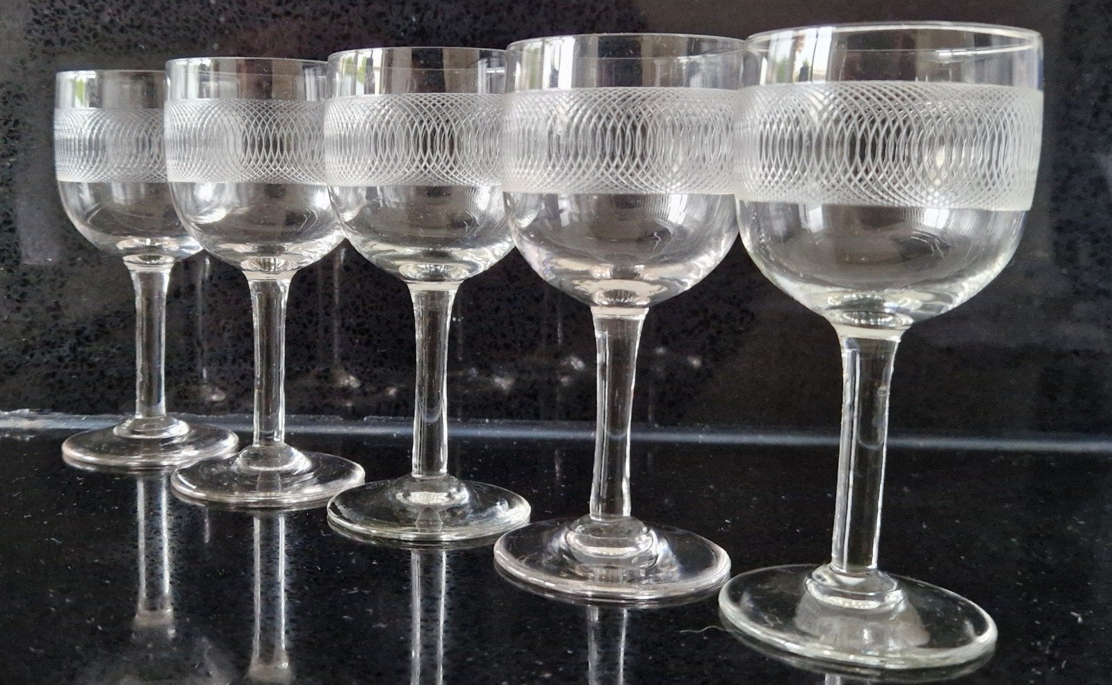 5 Borrel glaasjes, Ophalen of Verzenden, Gebruikt, Borrel- of Shotglas