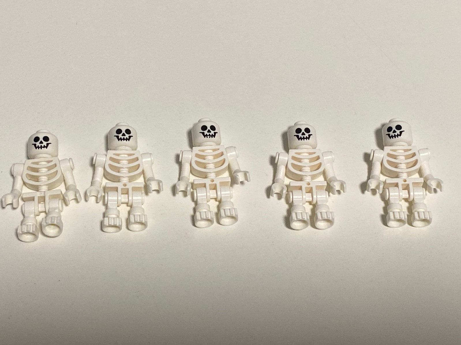 Lego minifiguur skelet 5 stuks, Ophalen of Verzenden, Zo goed als nieuw