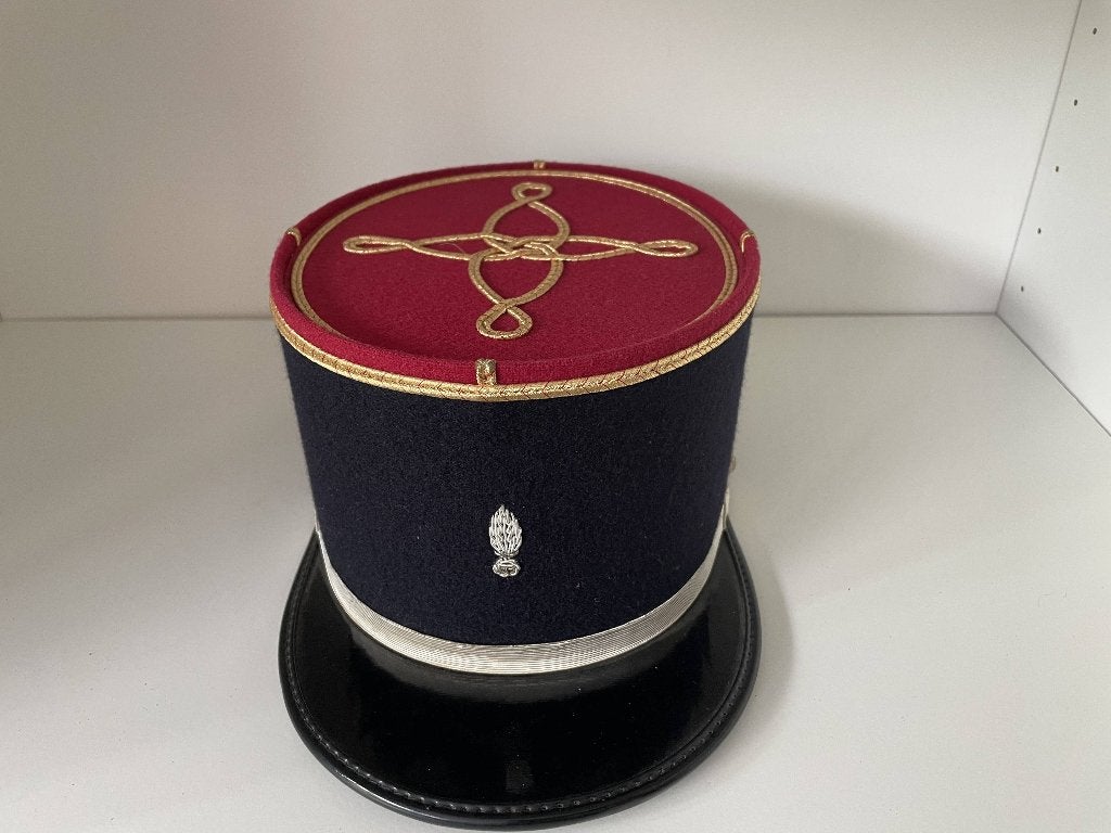 Kepie - Franse Infanterie - officier, Verzamelen, Ophalen of Verzenden, Landmacht, Overige gebieden, Helm of Baret