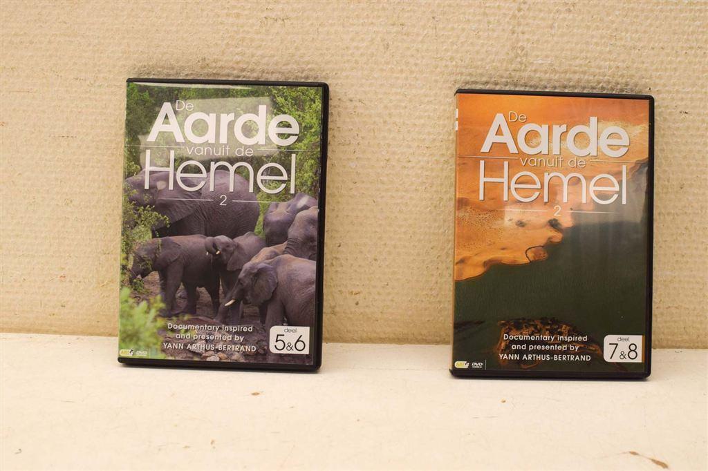 4 stuks dvd De aarde vanuit de hemel 45153, Ophalen of Verzenden, Gebruikt