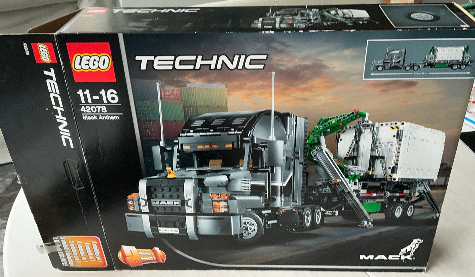 LEGO Technic Mack Anthem 42078., Ophalen of Verzenden, Zo goed als nieuw, DDR4