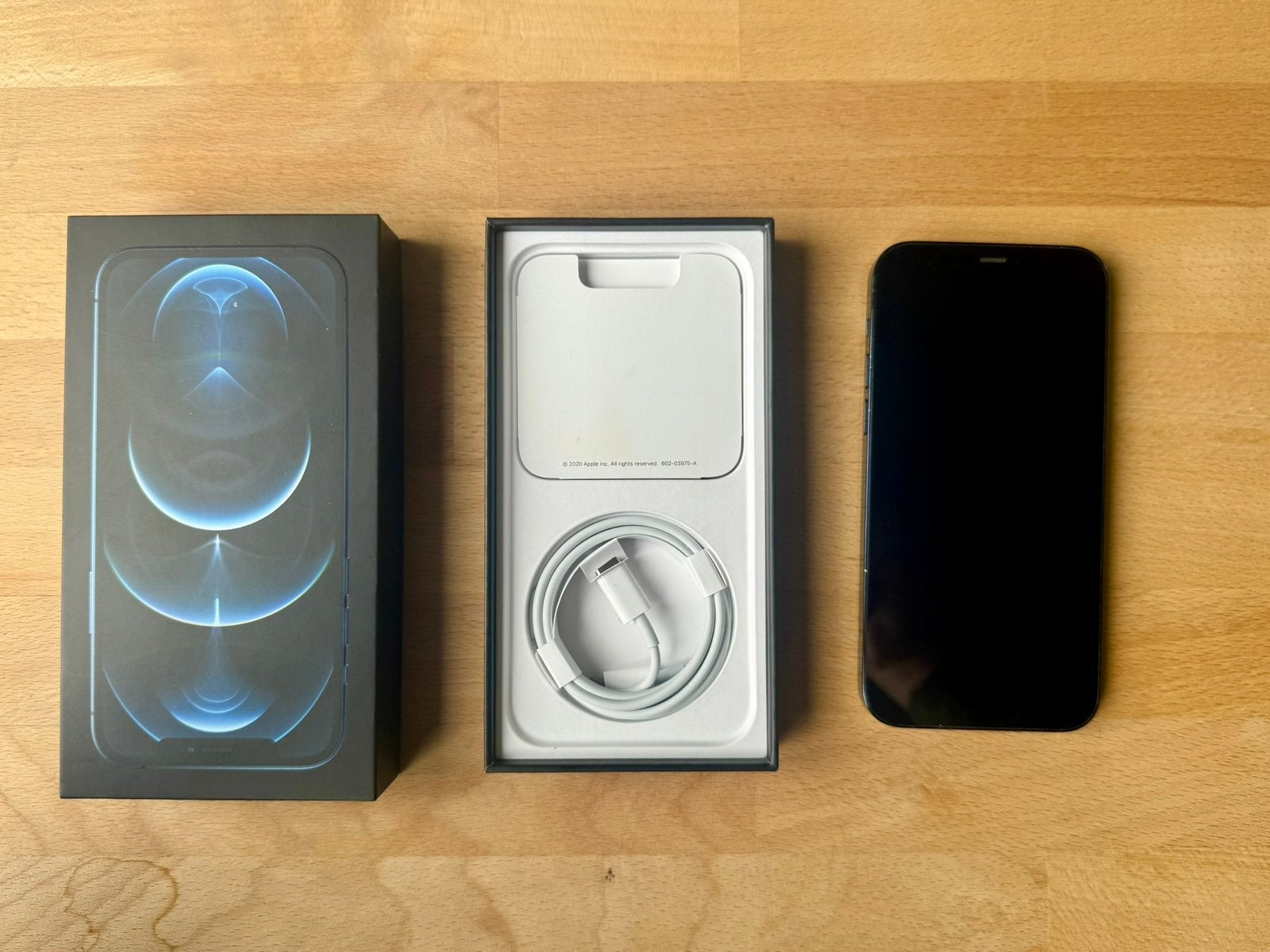Iphone 12 pro Pacific blue 256GB, 89 %, Blauw, IPhone 12 Pro, Zo goed als nieuw
